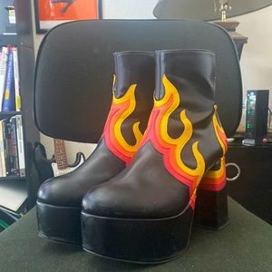 Dolls Kill Current Mood Burner Boots